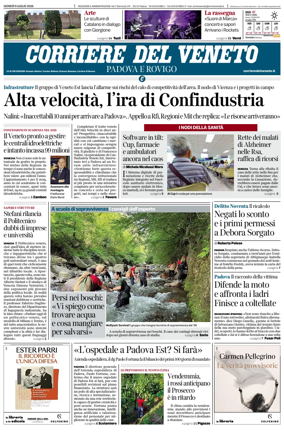 Cover of Corriere del Veneto (Padova e Rovigo)