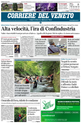Cover of Corriere del Veneto (Treviso e Belluno)