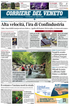 Cover of Corriere del Veneto (Venezia e Mestre)