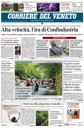 Cover of Corriere del Veneto (Vicenza e Bassano)