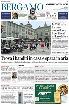 Cover of Corriere della Sera (Bergamo)