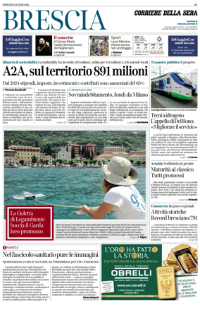 Cover of Corriere della Sera (Brescia)