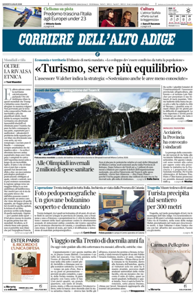 Cover of Corriere dell'Alto Adige