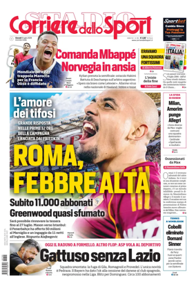 Cover of Corriere dello Sport (Roma)