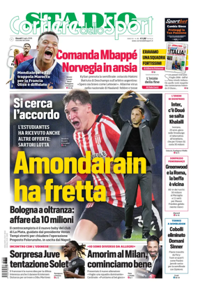 Cover of Corriere dello Sport Stadio (Bologna)