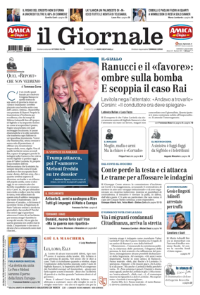 Cover of Il Giornale (Italy)