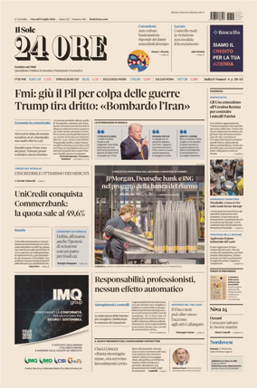 Cover of Il Sole 24 Ore