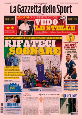Cover of La Gazzetta dello Sport - Napoli