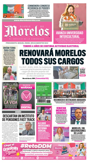 Cover of Diario de Morelos