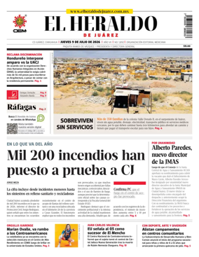 Cover of El Heraldo de Juarez