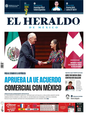 Cover of El Heraldo de Mexico