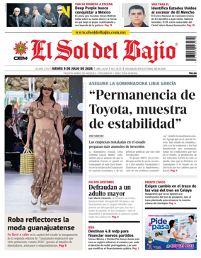 Cover of El Sol de Bajio