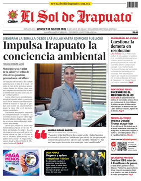 Cover of El Sol de Irapuato