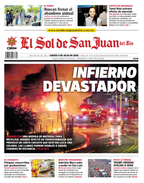 Cover of El Sol de San Juan del Rio