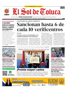 Cover of El Sol de Toluca