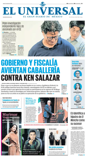Cover of El Universal