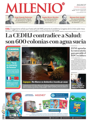 Cover of Milenio Jalisco