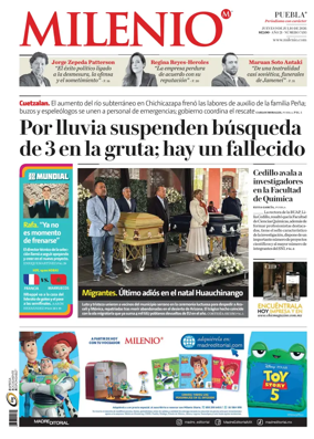 Cover of Milenio Puebla