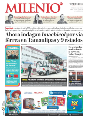Cover of Milenio Tamaulipas
