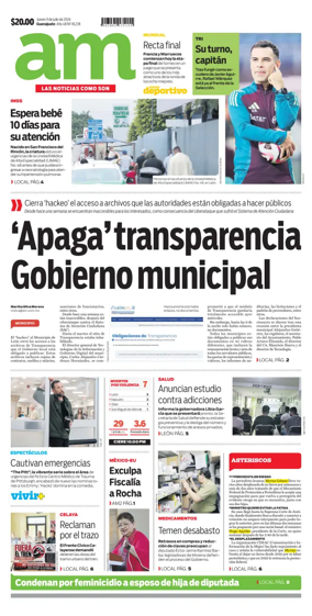 Cover of Periodico AM (Leon)