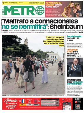 Cover of Publimetro Merida