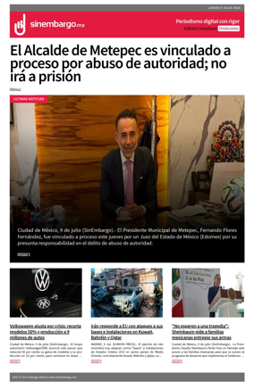 Cover of Sin Embargo destacadas