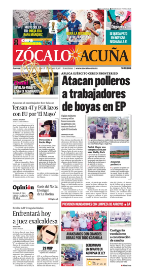 Cover of Zocalo Acuna