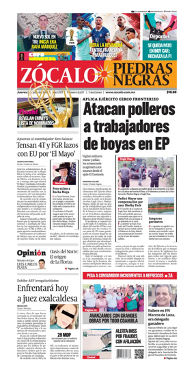 Cover of Zocalo Piedras Negras