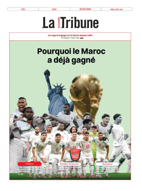 Cover of La Nouvelle Tribune