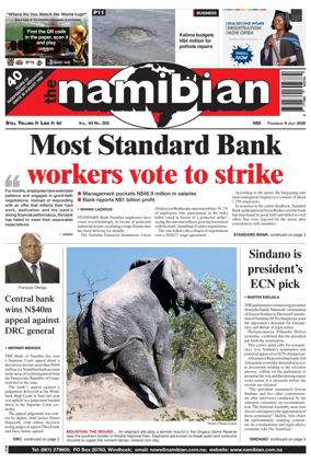 Cover of The Namibian