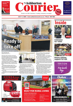 Cover of Ashburton Courier