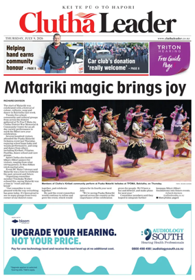 Cover of Clutha Leader