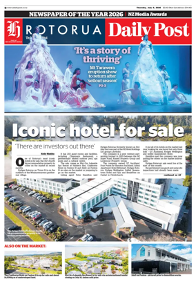 Cover of Rotorua Daily Post