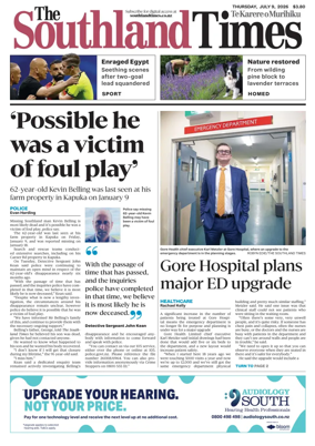Cover of The Southland Times