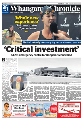 Cover of Whanganui Chronicle