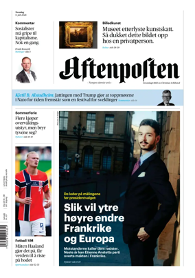 Cover of Aftenposten