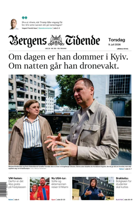 Cover of Bergens Tidende
