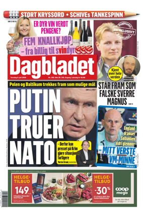 Cover of Dagbladet
