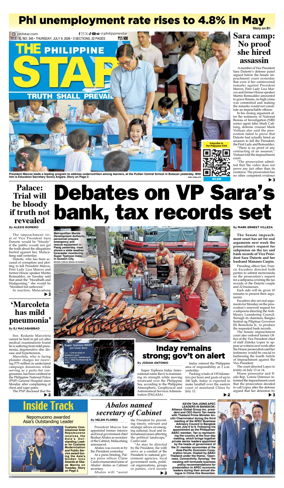 Cover of The Philippine Star