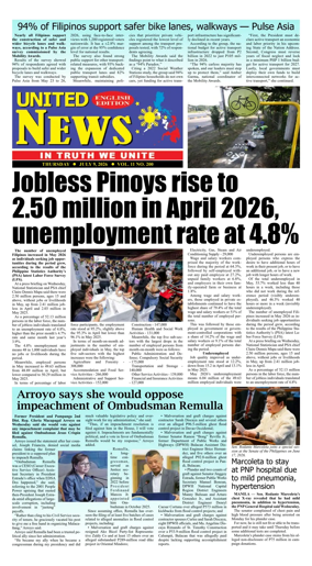 Cover of United News - English Edition