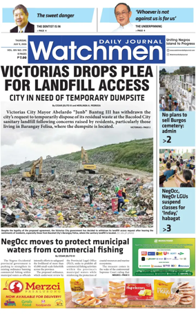 Cover of Watchmen Daily Journal