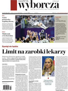 Cover of Gazeta Wyborcza Stoleczna
