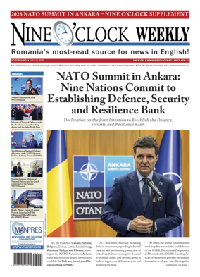 Cover of Nine o clock Weekly (Romania)
