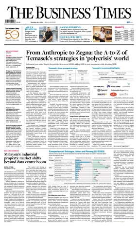 Cover of The Business Times