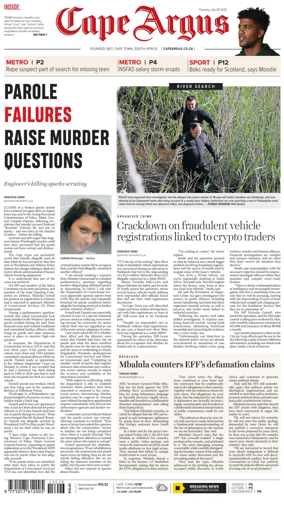 Cover of Cape Argus
