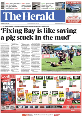 Cover of The Herald (South Africa)