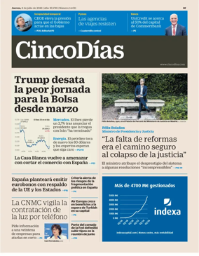Cover of Cinco Dias