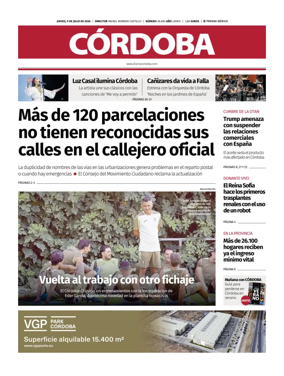 Cover of Diario Cordoba