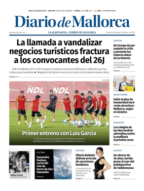 Cover of Diario de Mallorca