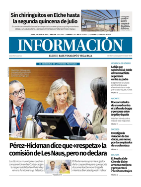 Cover of Diario Informacion (Elche y Vega Baja)